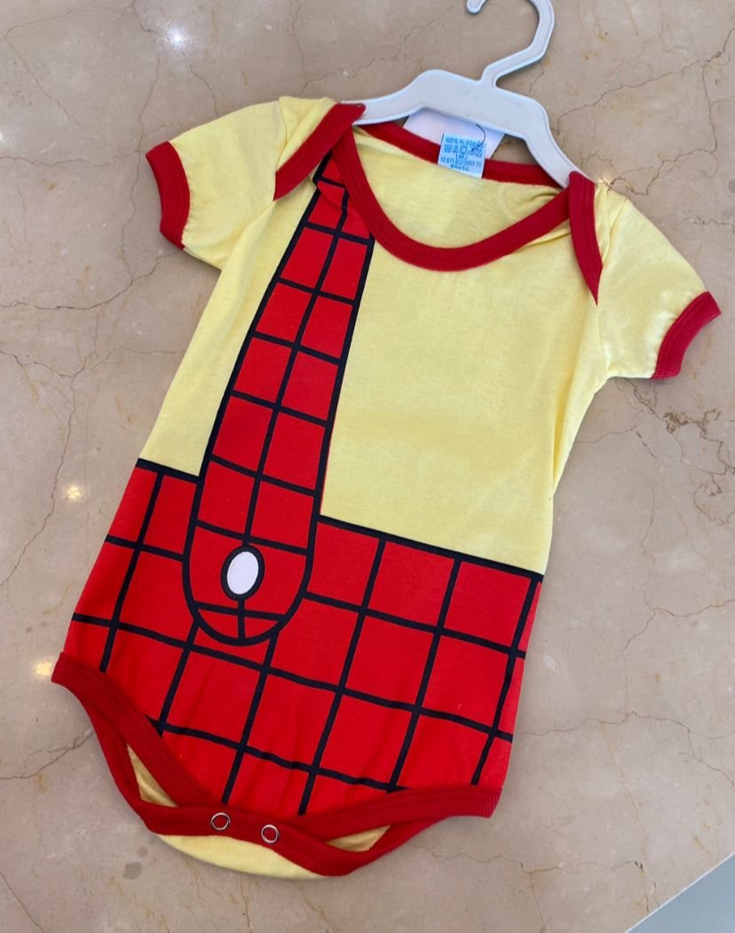 BODY MC CASCAO MENINO LUI BAMBINI - BODY MENINO - cf-cor-amarelo - MENINO