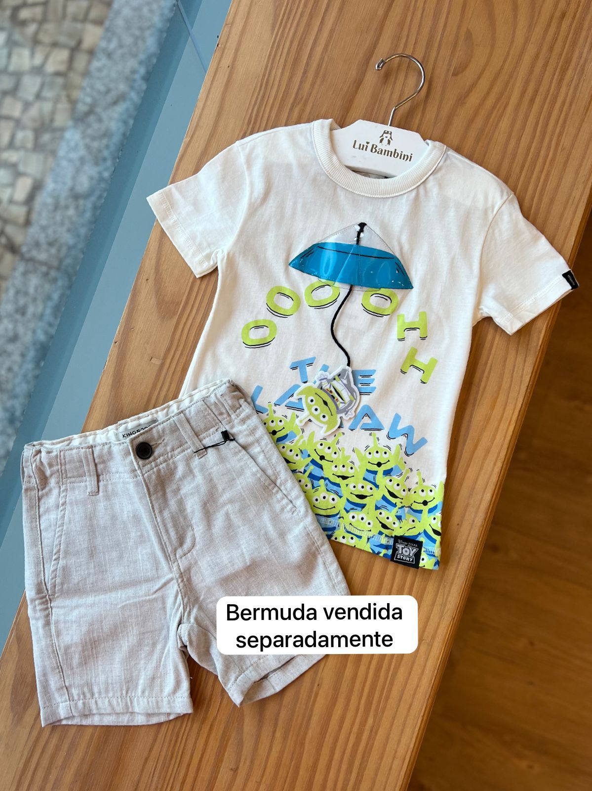 CAMISETA MANGA CURTA ALIENIGENA E NAVE MENINO YOUCCIE