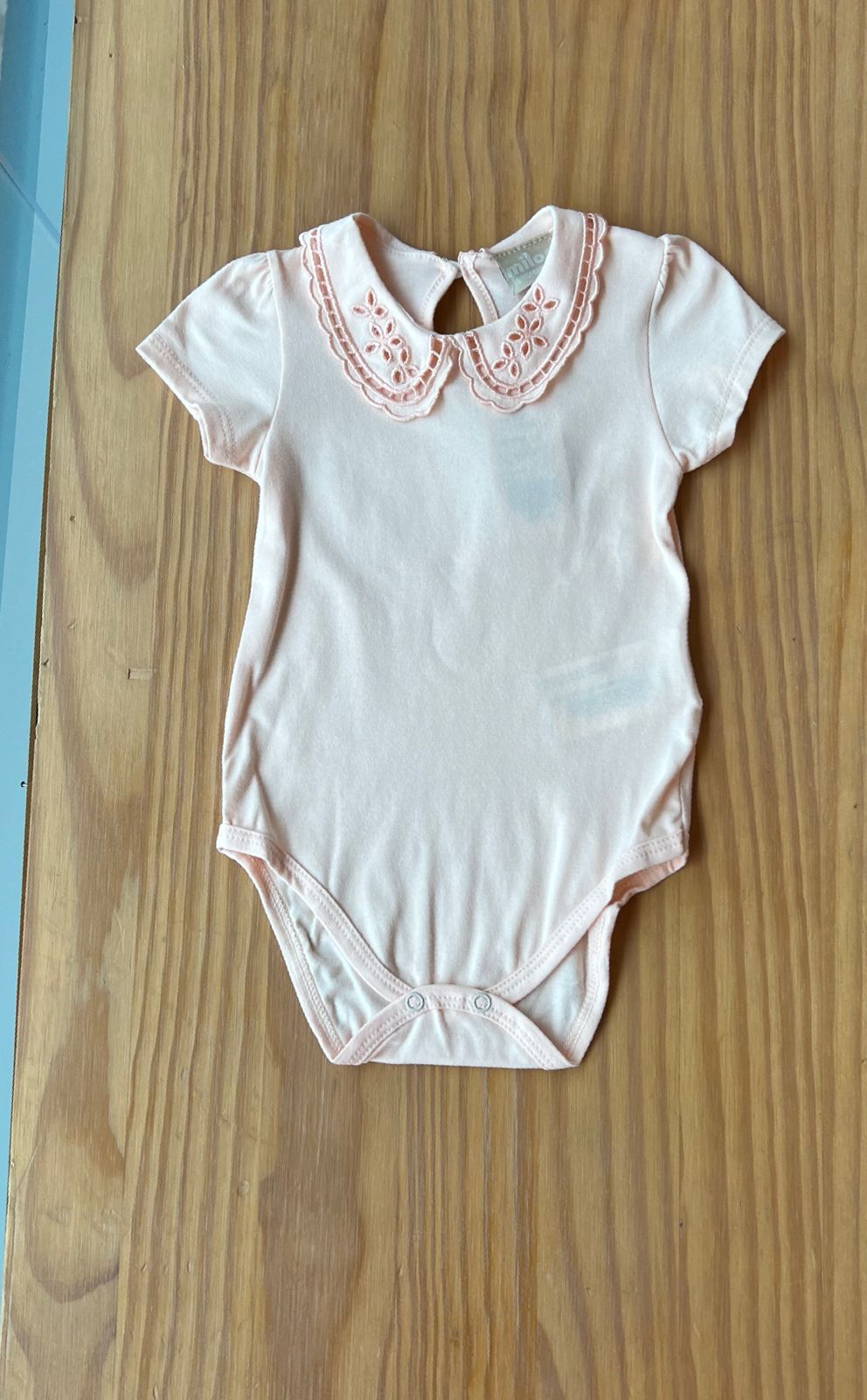 BODY MANGA CURTA GOLA LAISE FLORAL MENINA MILON