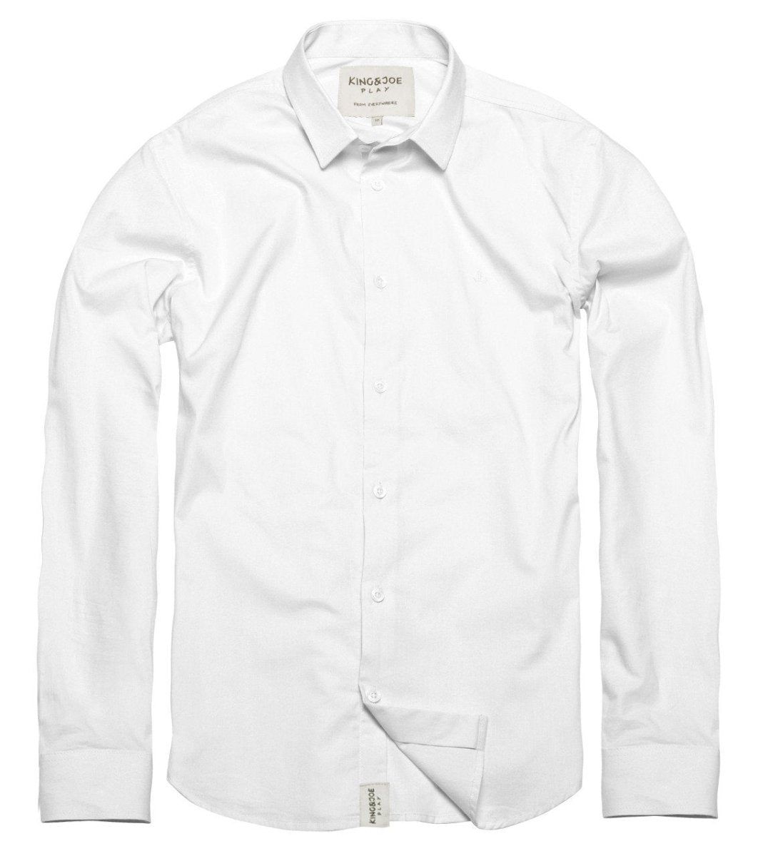 CAMISA SOCIAL MANGA LONGA BOTÕES MENINO KING&JOE