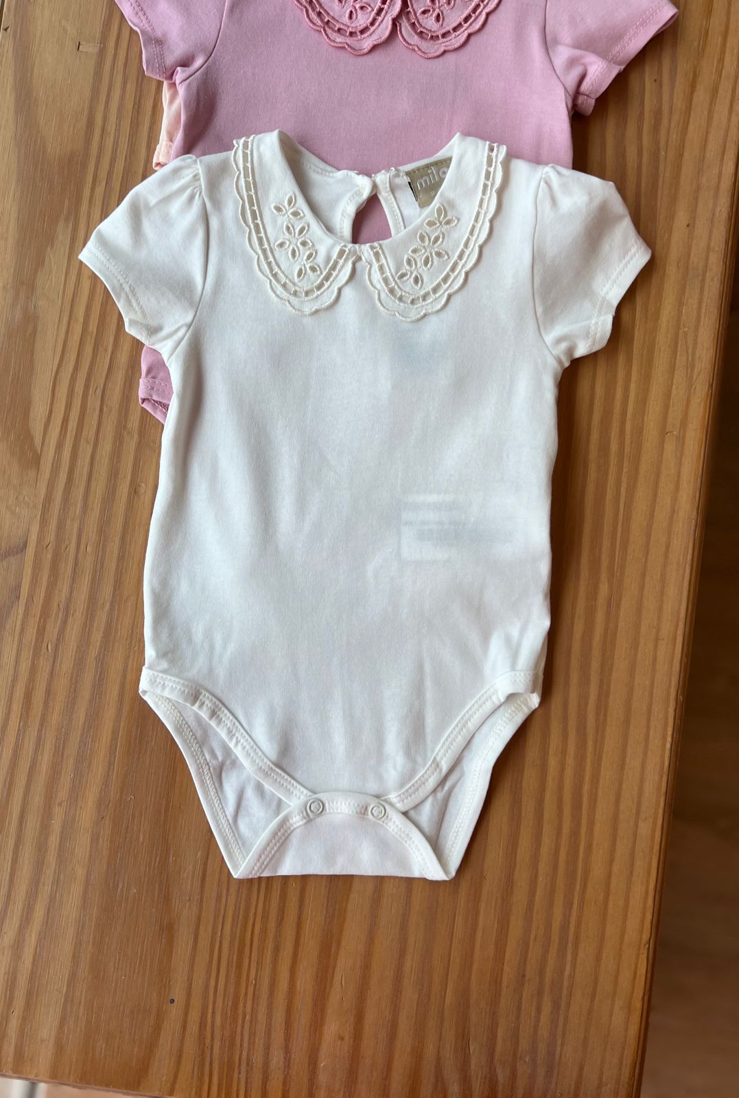 BODY MANGA CURTA GOLA LAISE FLORAL MENINA MILON