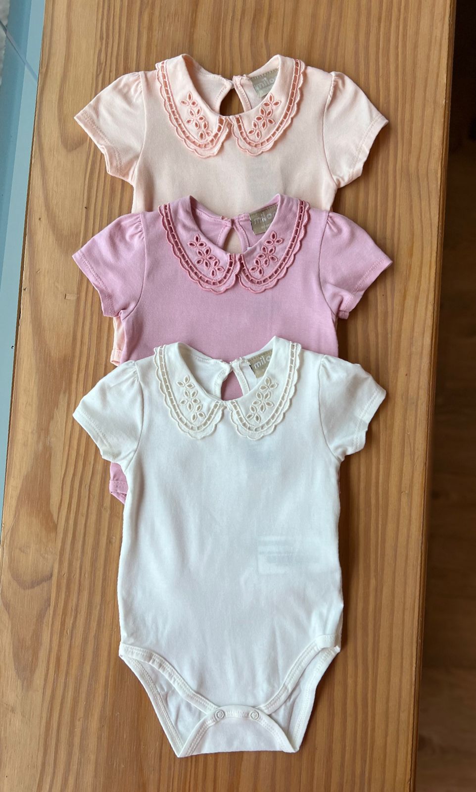 BODY MANGA CURTA GOLA LAISE FLORAL MENINA MILON