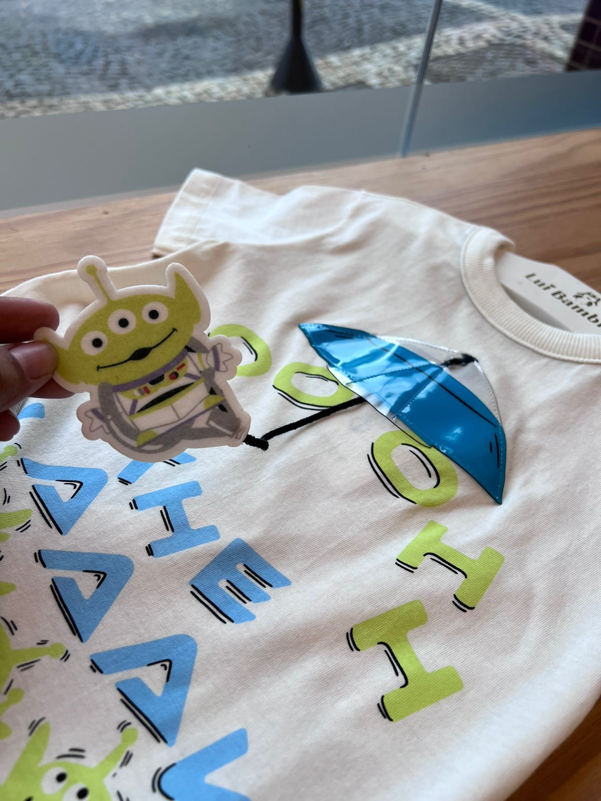 CAMISETA MANGA CURTA ALIENIGENA E NAVE MENINO YOUCCIE