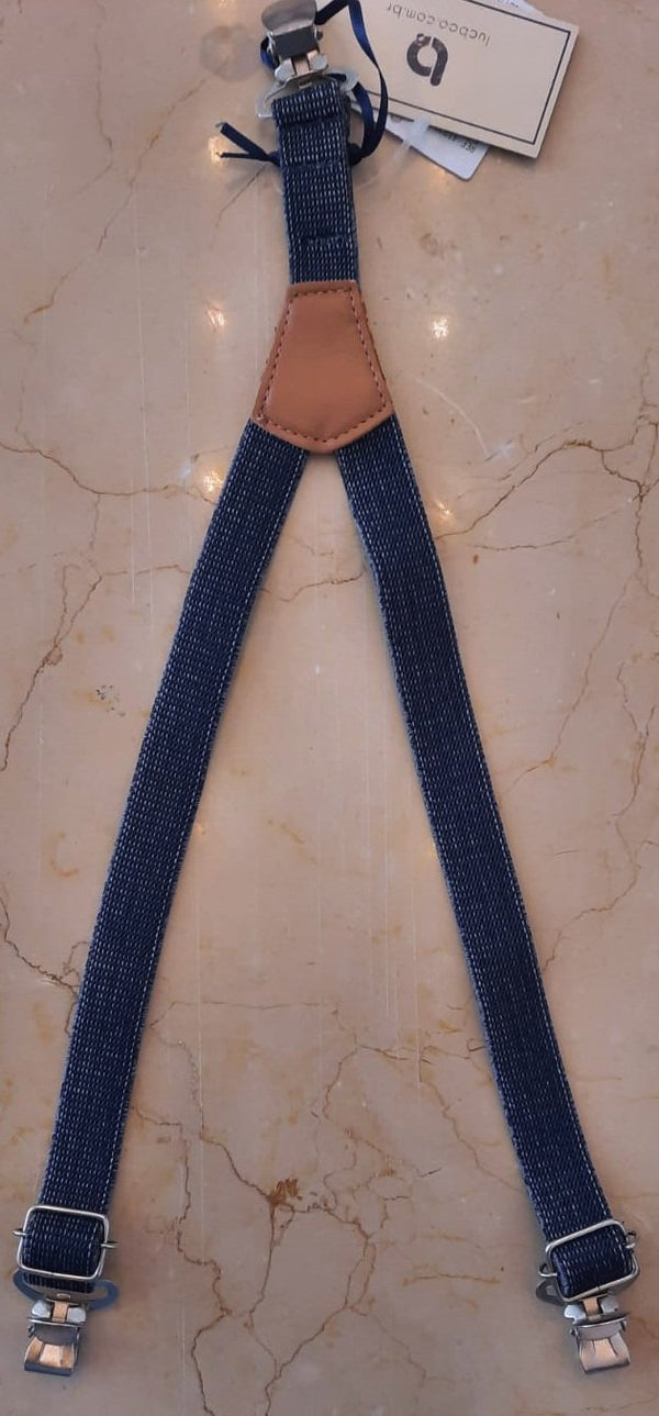 SUSPENSORIO JEANS COM REGULAGEM MENINO LUC BOO