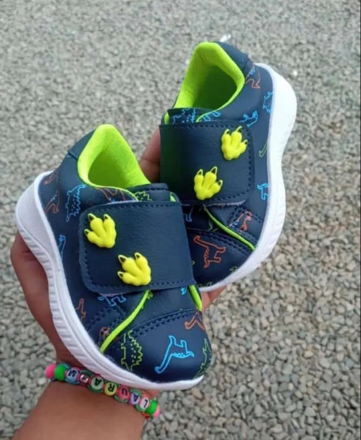 TENIS DINOSSAUROS COM VELCRO MENINO LUI BAMBINI