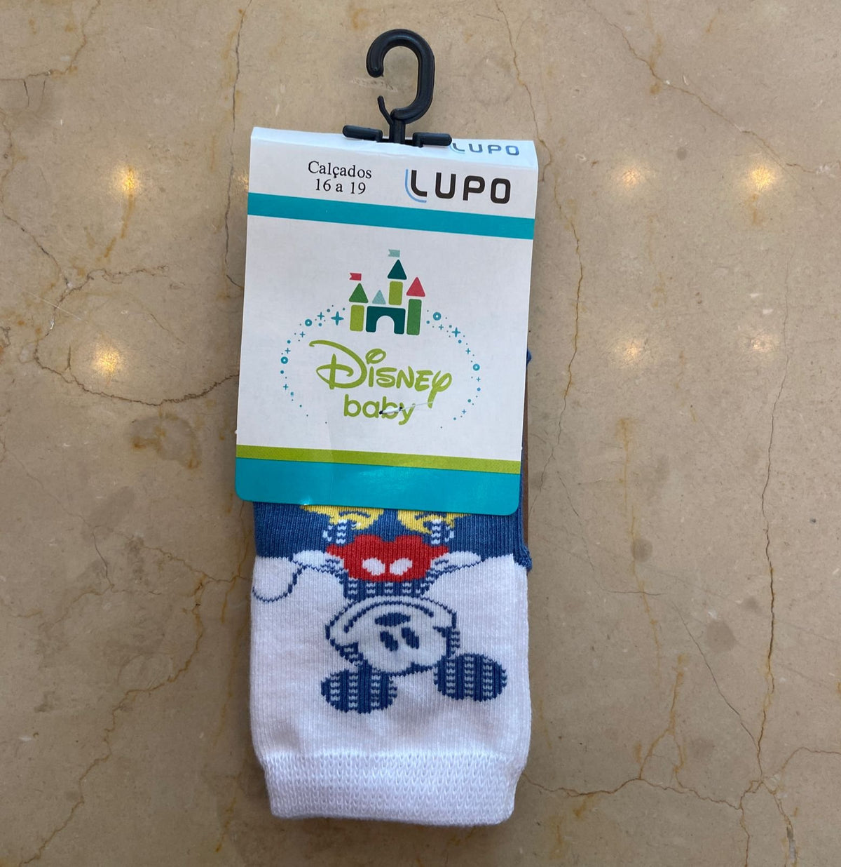 MEIA INFANTIL DISNEY MICKEY MOUSE MENINO LUPO